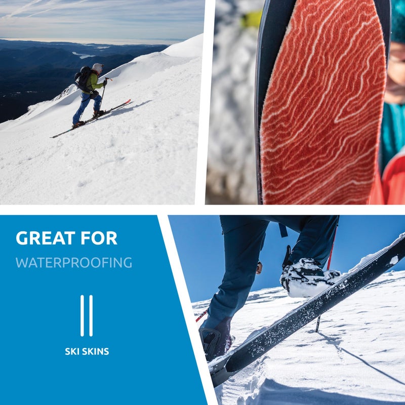 Nikwax Ski Skin Proof Waterproofing  Enhances Performance  Prevents Ice Build Up  Ski Care  Liquid Wax  Backcountry Skiing - Image 3